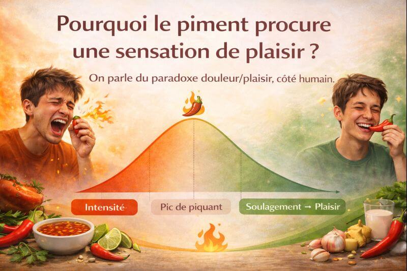 Pourquoi le piment procure une sensation de plaisir ?