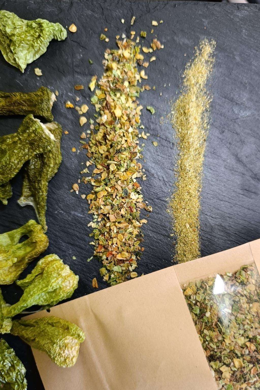 Flocons de Piments Verts - Assemblage Artisanal