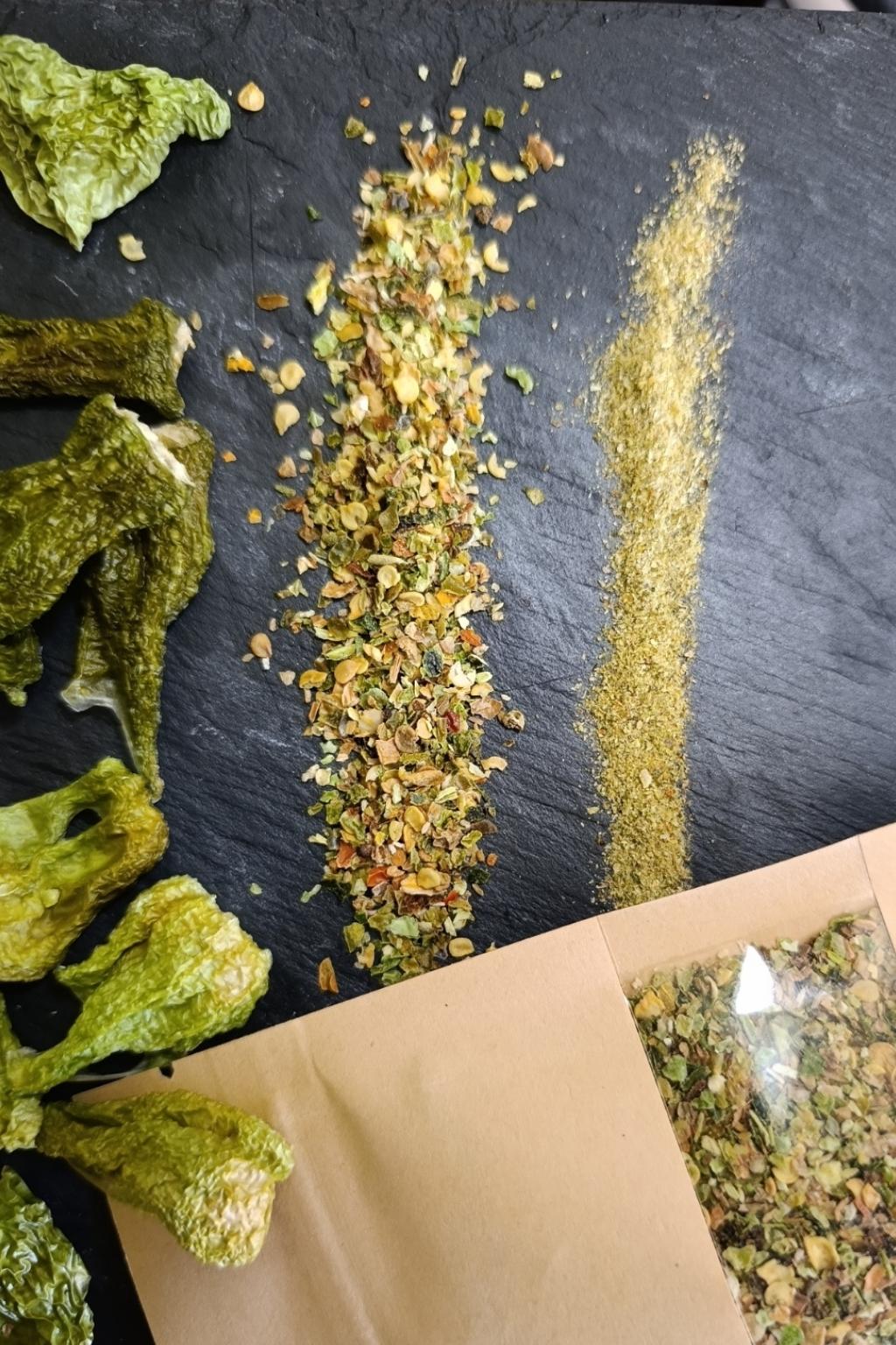 Flocons de Piments Verts - Assemblage Artisanal